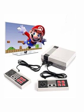 Retro 8 BIT Entertainment System Gaming Console w/ 2 Controllers & 600 Games!!